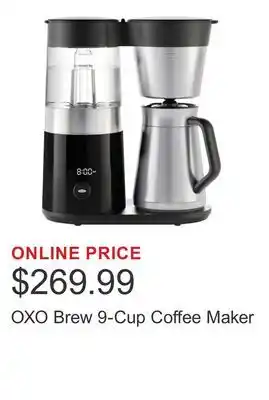 Costco OXO Brew 9-Cup Coffee Maker offer