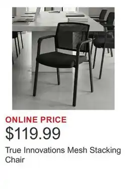 Costco True Innovations Mesh Stacking Chair offer