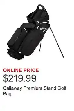 Costco Callaway Premium Stand Golf Bag offer
