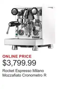 Costco Rocket Espresso Milano Mozzafiato Cronometro R offer