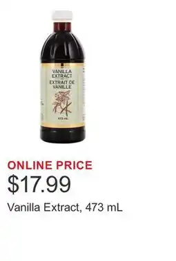 Costco Vanilla Extract offer