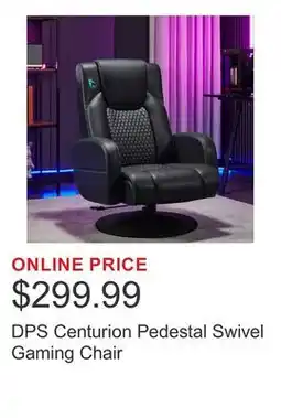 Costco DPS Centurion Pedestal Swivel Gaming Chair offer