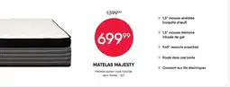 Meubles RD Matelas Majesty Matelas queen roulé hybride semi-ferme offer