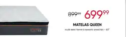 Meubles RD Matelas queen roulé semi-ferme à ressorts ensachés - 60" offer