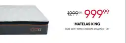 Meubles RD Matelas king roulé semi-ferme à ressorts ensachés - 78" offer