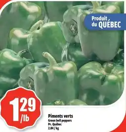 Bonanza Piments verts Green bell peppers Pr. Québec offer