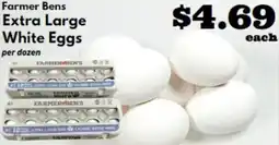 Discovery Foods Farmer Bens Extra Large White Eggs offer