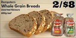 Discovery Foods Dempsters Whole Grain Breads offer