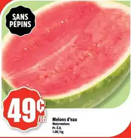Bonanza Melons d'eau Watermelons Pr.Ê.U. offer