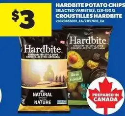 Real Canadian Superstore Hardbite potato chips selected varieties, croustilles hardbite offer