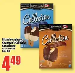 Bonanza Friandises glacées Chapman's Collection Canadienne Ice cream treats offer