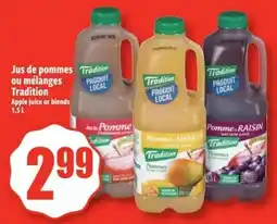 Bonanza Jus de pommes Tradition ou mélanges Tradition Apple juice or blends offer