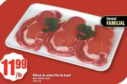 Bonanza Bifteck de contre-filet de boeuf Beef striploin steak offer