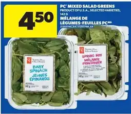 Real Canadian Superstore Pc mixed salad greens offer