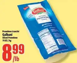Bonanza Provolone tranché Galbani Sliced Provolone offer