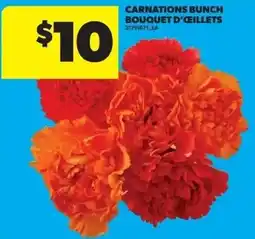 Real Canadian Superstore Carnations bunch bouquet offer
