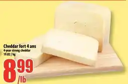 Bonanza Cheddar fort 4 ans 4-year strong cheddar offer