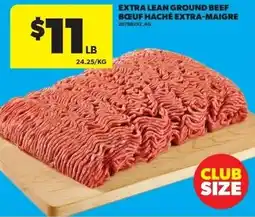 Real Canadian Superstore Extra lean ground beef offer