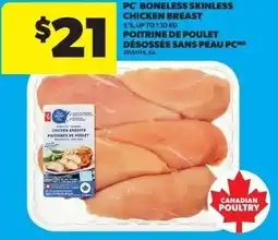 Real Canadian Superstore Pc boneless skinless chicken breast offer