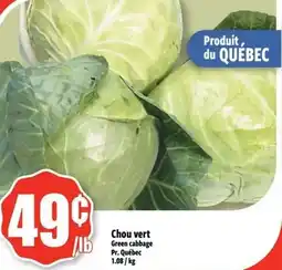 Bonanza Chou vert Green cabbage Pr. Québec offer