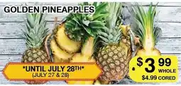Lococo's Golden pineapples offer