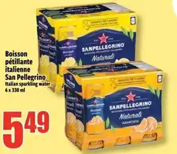 Bonanza Boisson pétillante italienne San Pellegrino Italian sparkling water offer