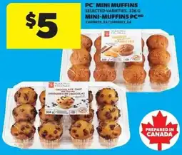 Real Canadian Superstore Pc mini muffins offer