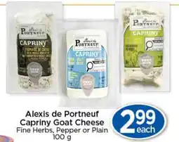 Lady York Alexis de Portneuf Capriny Goat Cheese offer