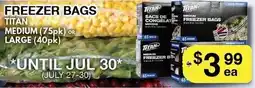 Lococo's Freezer bags titan offer