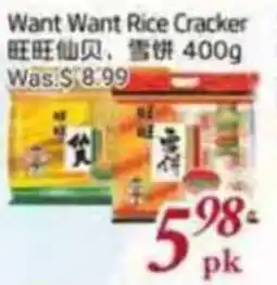 Foody Mart Want Want Rice Cracker offer