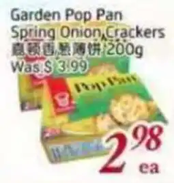 Foody Mart Garden Pop Pan Spring Onion Crackers offer