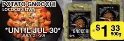 Lococo's Potato gnocchi offer