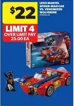 Dominion LEGO Marvel Spider-Man Car vs. Venomized Wolverine offer