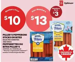 Real Canadian Superstore Piller's pepperoni sticks or bites offer