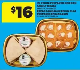 Real Canadian Superstore In-store prepared one pan family meals offer