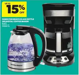 Dominion Hamilton Beach Glass Kettle or Digital Coffee Maker offer