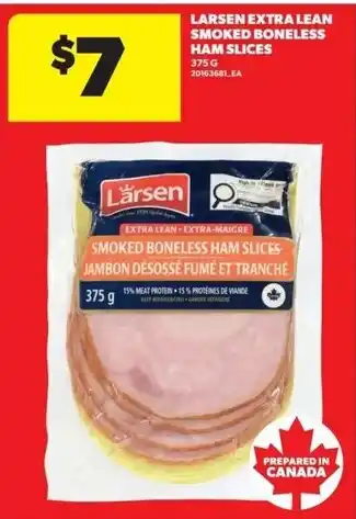Real Canadian Superstore Larsen extra lean smoked boneless ham slices offer