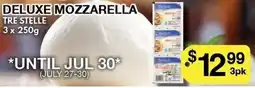 Lococo's Deluxe mozzarella tre stelle offer
