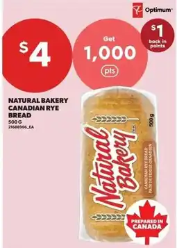 Real Canadian Superstore Natural bakery canadian rye bread offer