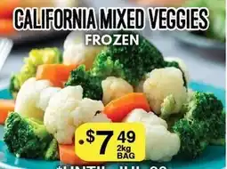 Lococo's California mixed veggies frozen offer