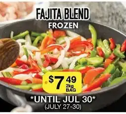 Lococo's Fajita blend frozen offer
