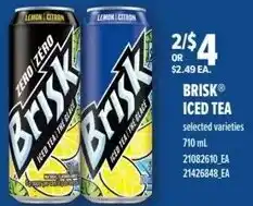 Dominion Brisk iced tea offer