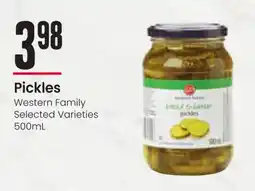Freson Bros Pickles Western Family offer