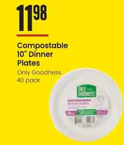Freson Bros Compostable 10" Dinner Plates Only Goodness offer