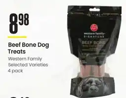 Freson Bros Beef Bone Dog Treats Western Family offer