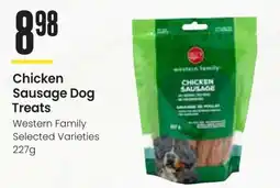 Freson Bros Chicken Sausage Dog Treats Western Family offer