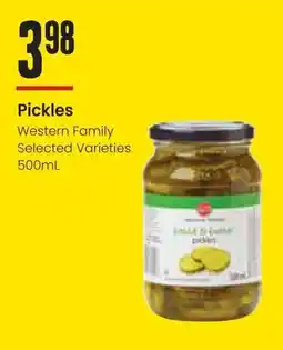 Freson Bros Pickles Western Family offer
