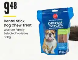 Freson Bros Dental Stick Dog Chew Treat Western Family offer