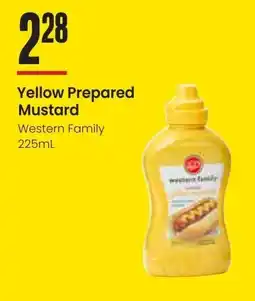 Freson Bros Yellow Prepared Mustard Western Family offer