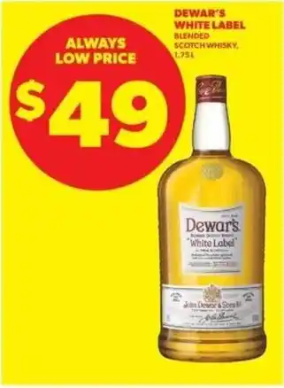 Real Canadian Liquorstore Dewar's White Label Blended Scotch Whisky offer